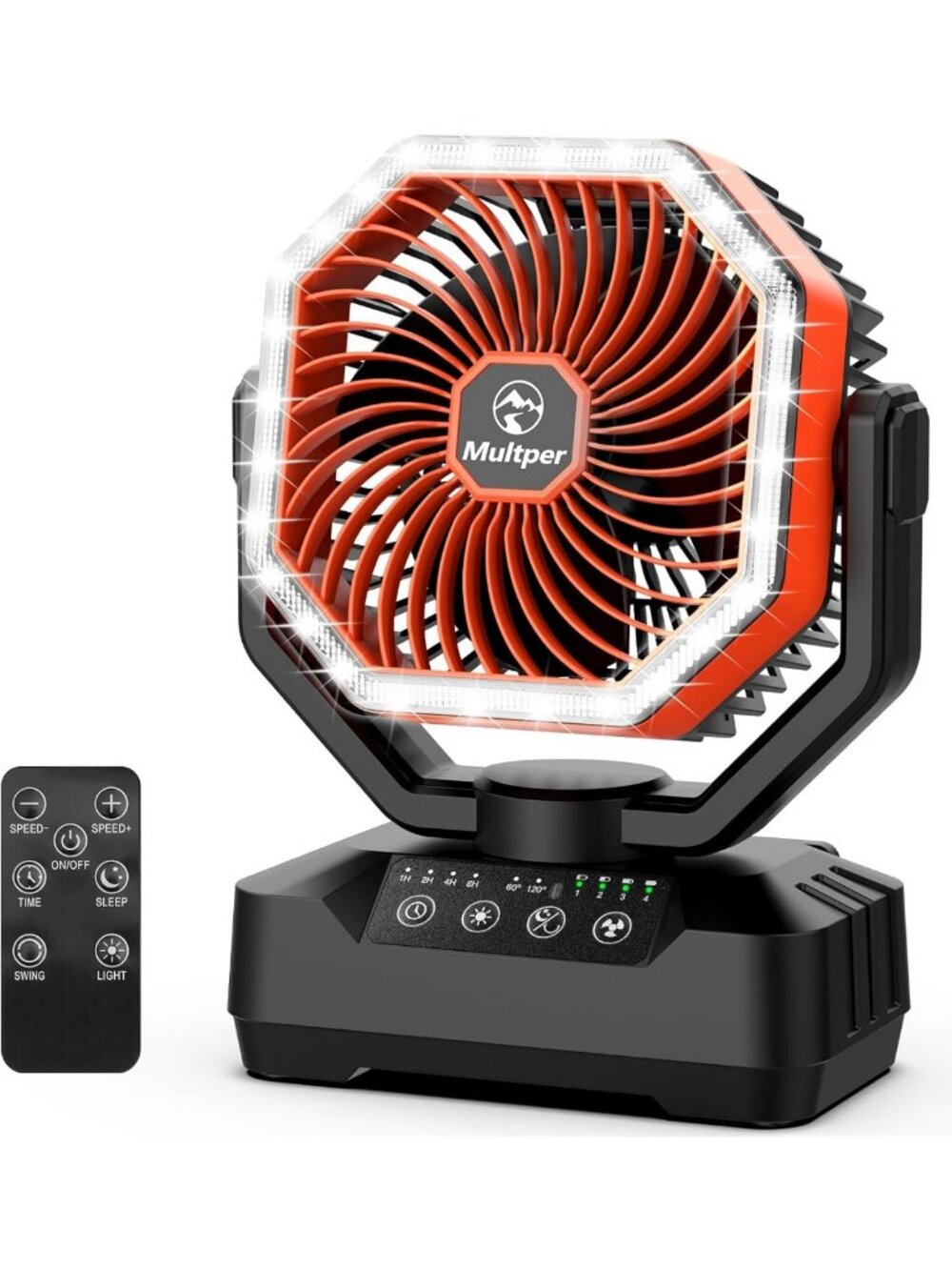 20000mAh Rechargeable Camping Fan - 70H Runtime, Portable Outdoor Essential
